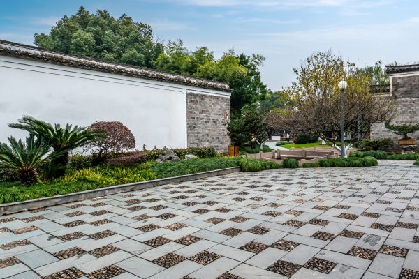 Classical Architecture Garden in Ningbo Yuehu Park